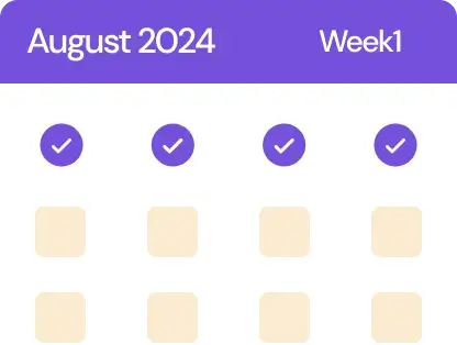 picture of a calender with a schedule on it