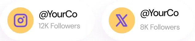 Images of multiple social media platforms